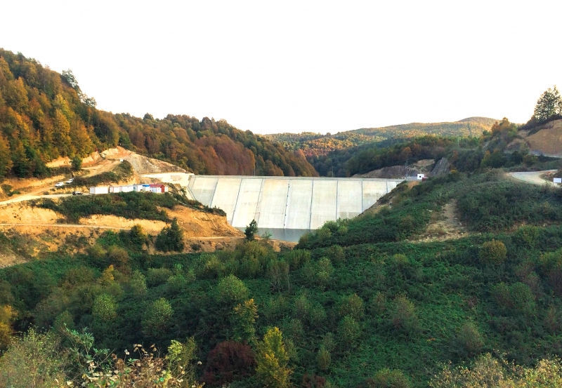 Ordu'da İlküvez Barajı inşaatı tamamlandı