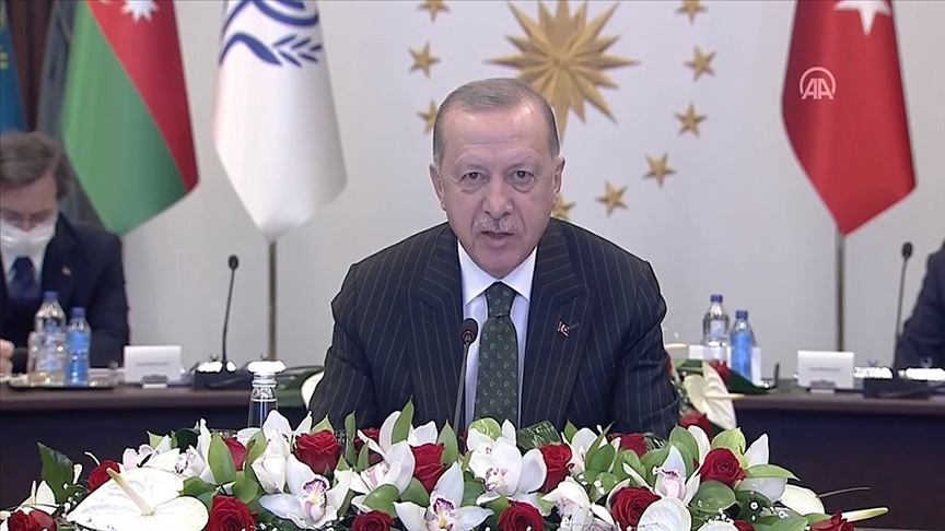 Erdoğan: Ekonomik İşbirliği Teşkilat Anlaşması yürürlüğe girmeli